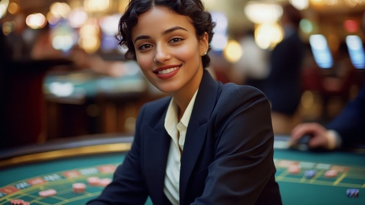 Player chat and dealer interaction during a Ceme hand